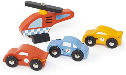 Blue Bird Wooden Garage and Service Station with Ramps Petrol Pumps Car Wash Center G92251