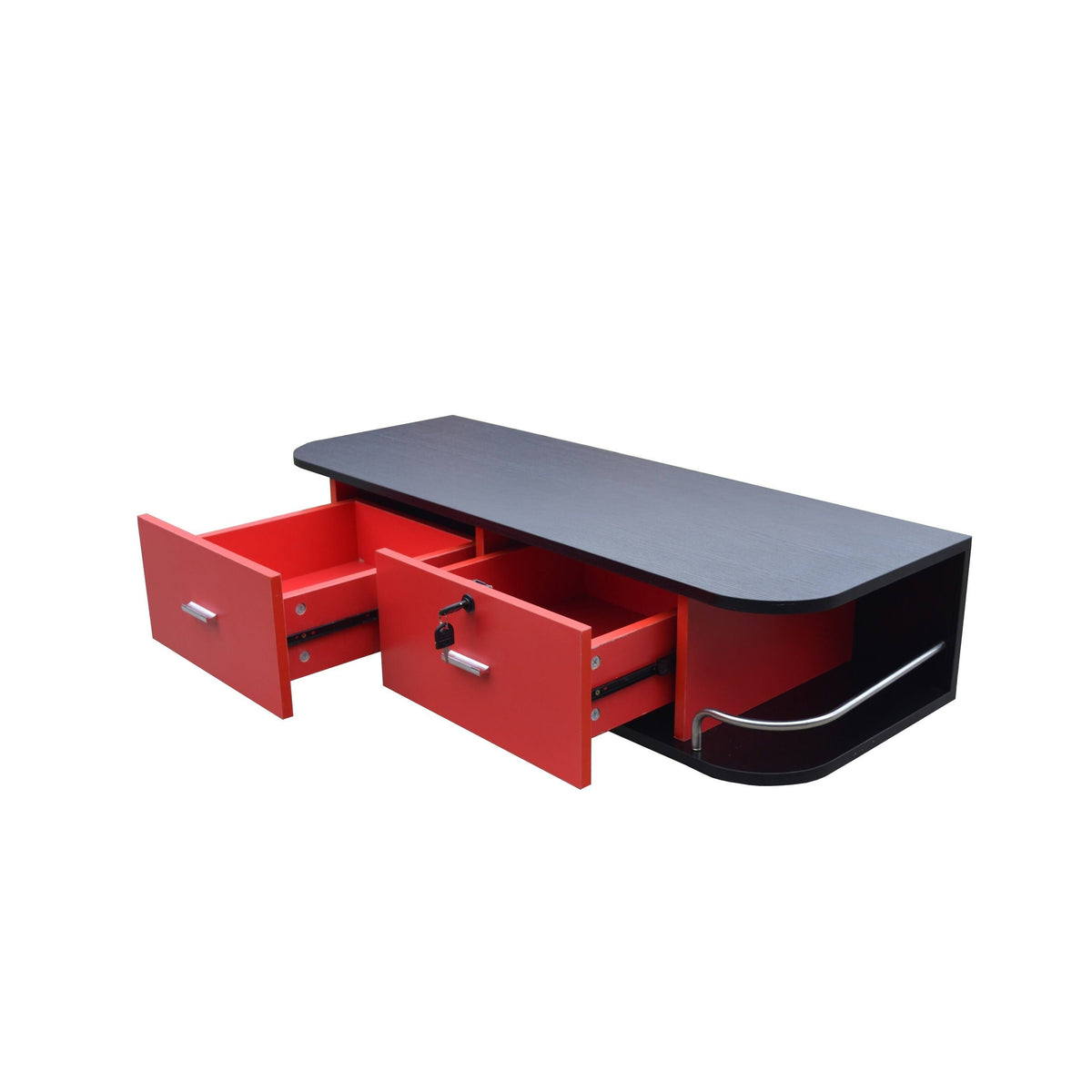 Black Locking Wall Mount Styling Station U91594