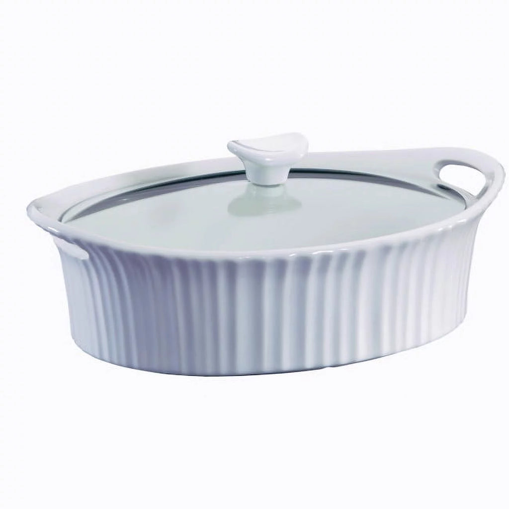 Oval Casserole with Glass Lid, 2.5 Quart T2229
