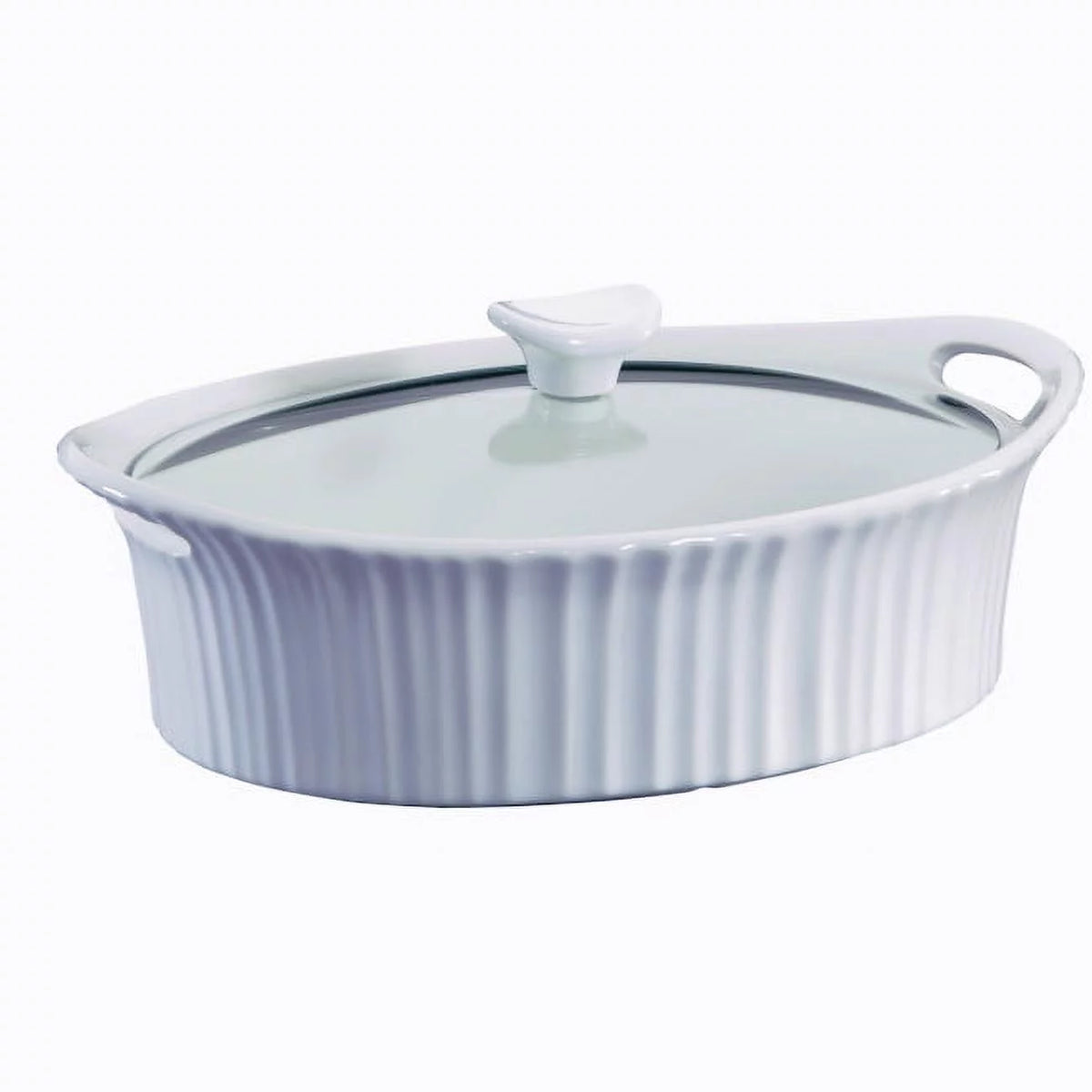Oval Casserole with Glass Lid, 2.5 Quart T2229