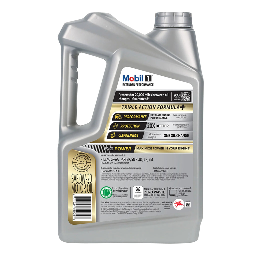 Full Synthetic Motor Oil 0W-20, 5 Quart H6761