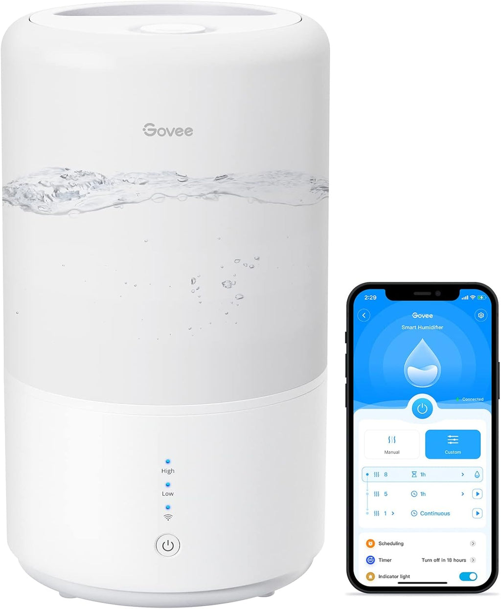 Smart Humidifiers 3L Pack of 2 A96470