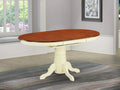 Oval Wooden Dining Table with Butterfly Leaf D3644