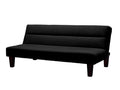 Black Microfiber Futon V76710
