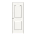 24 in. x 80 in. White Painted Right-Hand Molded Composite MDF Single Prehung Interior Door X86976