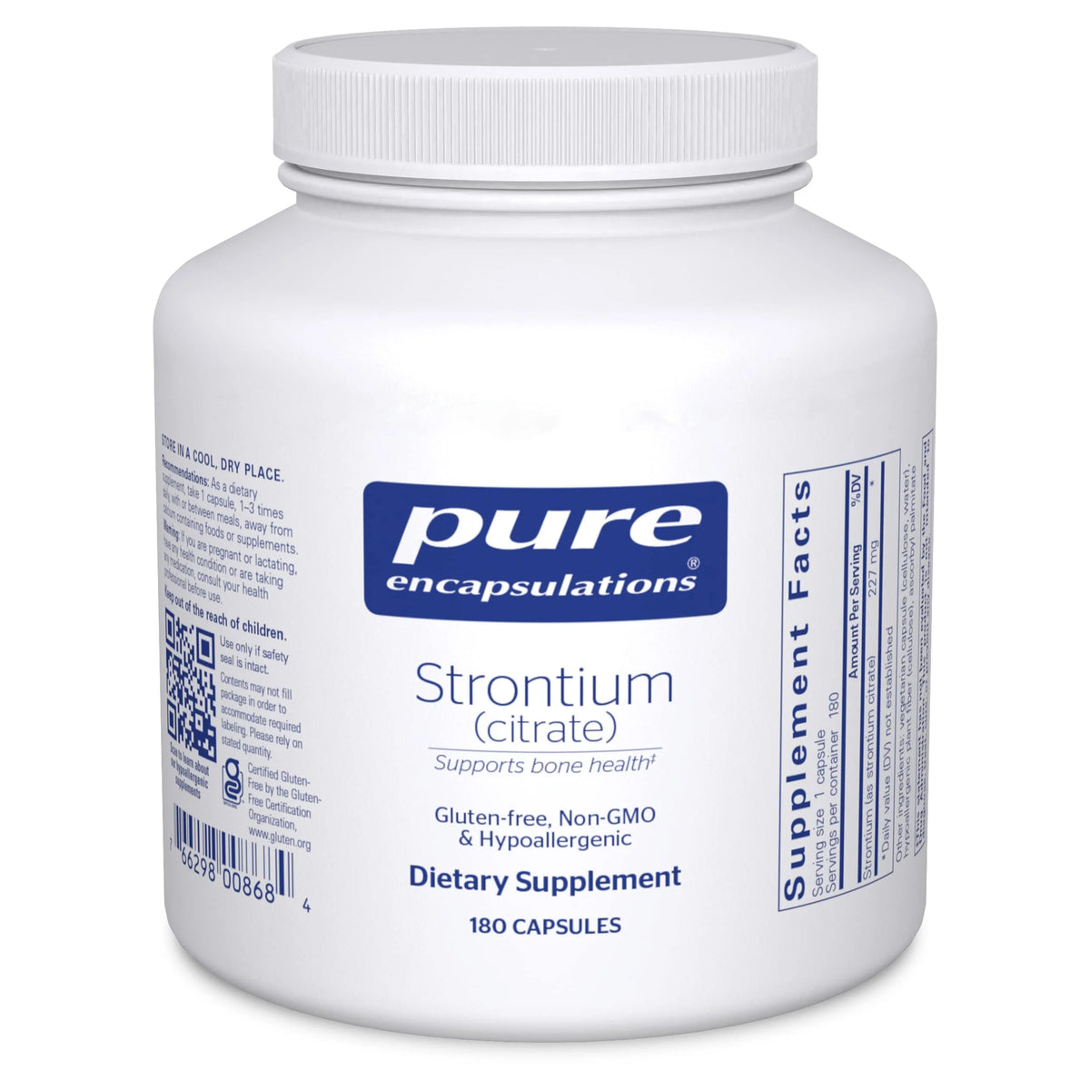 Strontium Citrate 180 Capsules P9963
