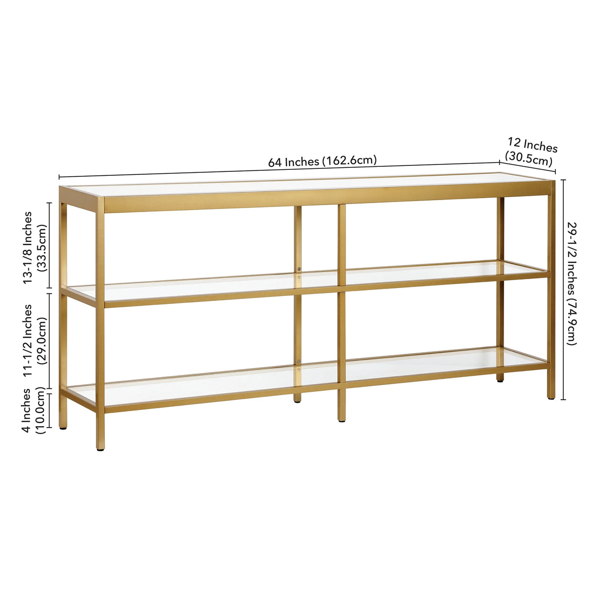 64" Wide Rectangular Console Table I481298