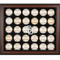 Brown Framed 30-Ball Display Case B53078