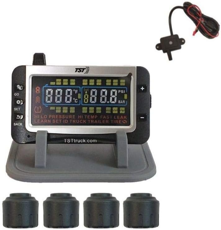 Tire Pressure Monitor with 4 Cap Sensors with Color Display N192220