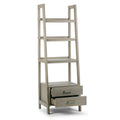 4 Shelf Ladder Bookcase in Gray R392