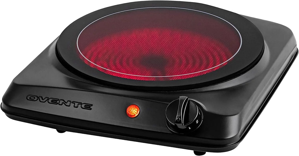 Black Infrared Single Burner Electric Hot Plate B738593