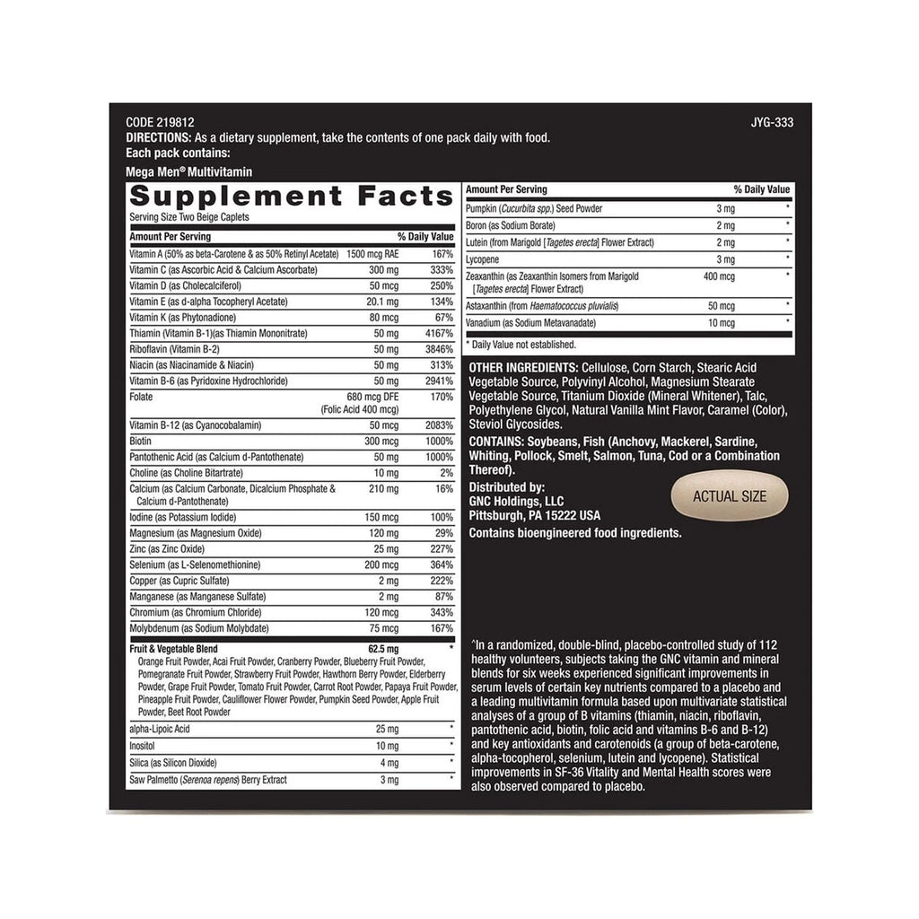 30 Vitapaks Vitality Program Y561