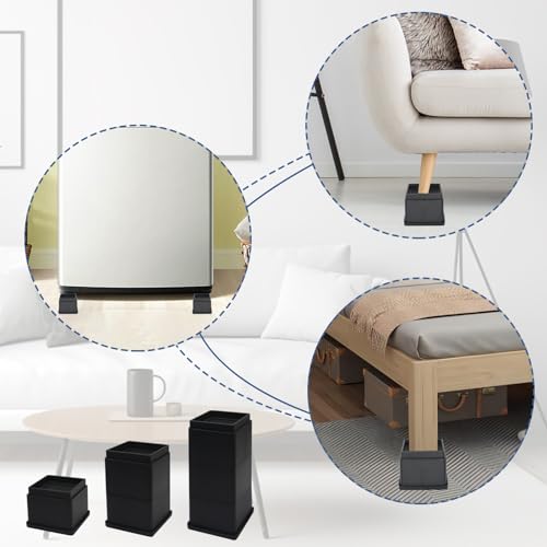 Set of 8 Adjustable Bed Risers 2 inch B31455