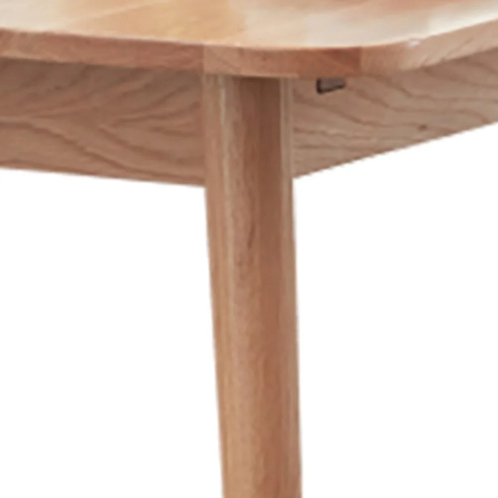 Solid Wood Dining Table for 6-8 People Light Oak G25201