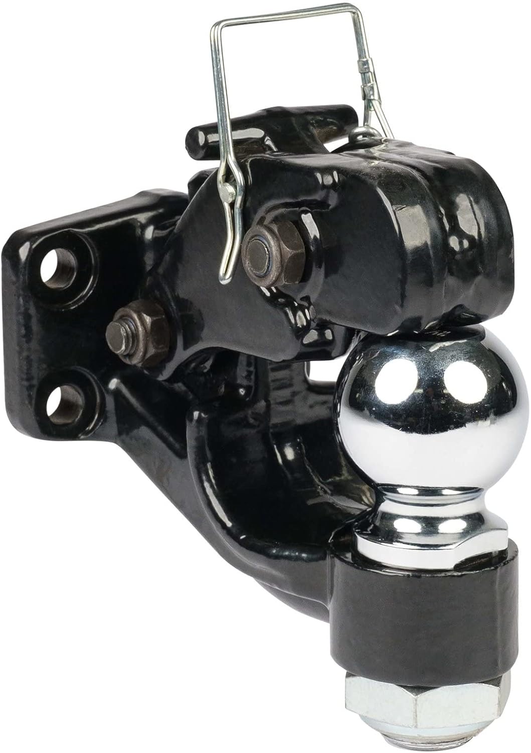 Pintle Hitch with 2-5/16-Inch Trailer Ball, 8 Ton Combination Hitch with Mounting Kit B92909