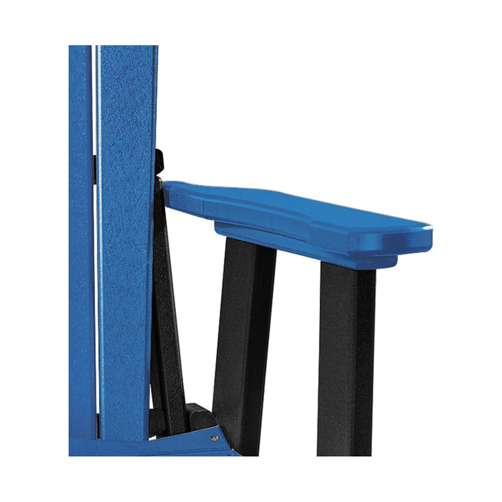 Blue Black Resin Swivel Glider Y4105