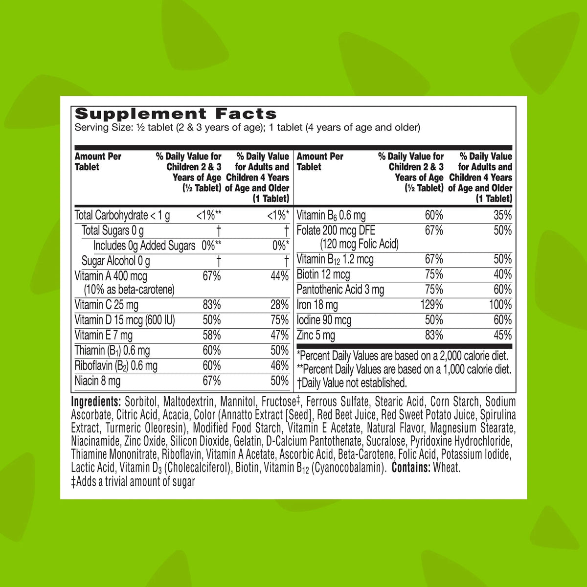 90 Ct Kids Multivitamin with Iron M439975