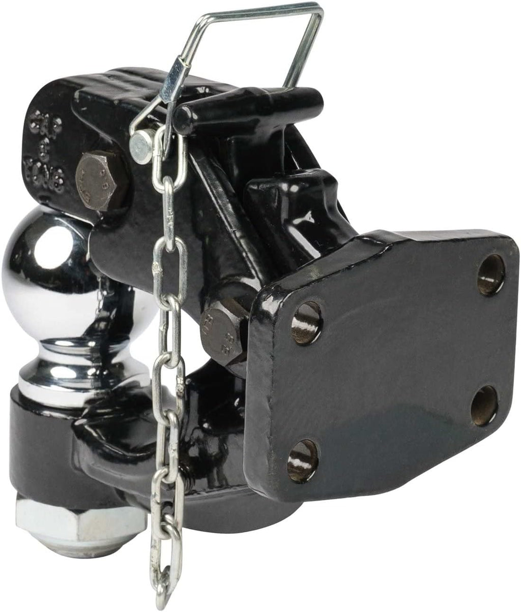 Pintle Hitch with 2-5/16-Inch Trailer Ball, 8 Ton Combination Hitch with Mounting Kit B92909