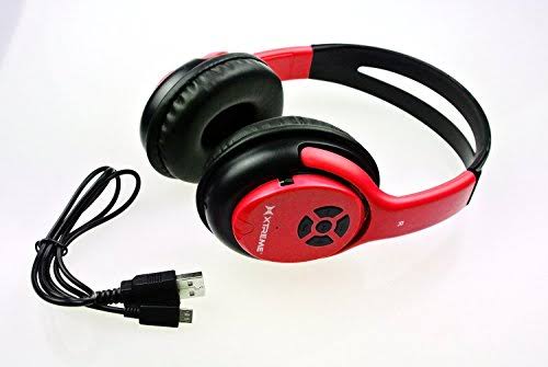 Red Bluetooth Headphones F584866
