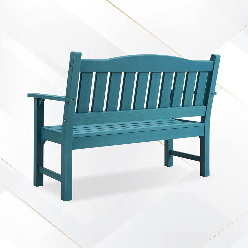 Weatherproof 2-Person 50" Poly Lumber Garden Bench G801