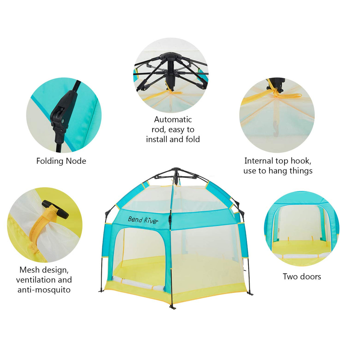Baby Playpen with Canopy Z977