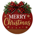 Christmas Wreath Hanging Sign with Bow K31613