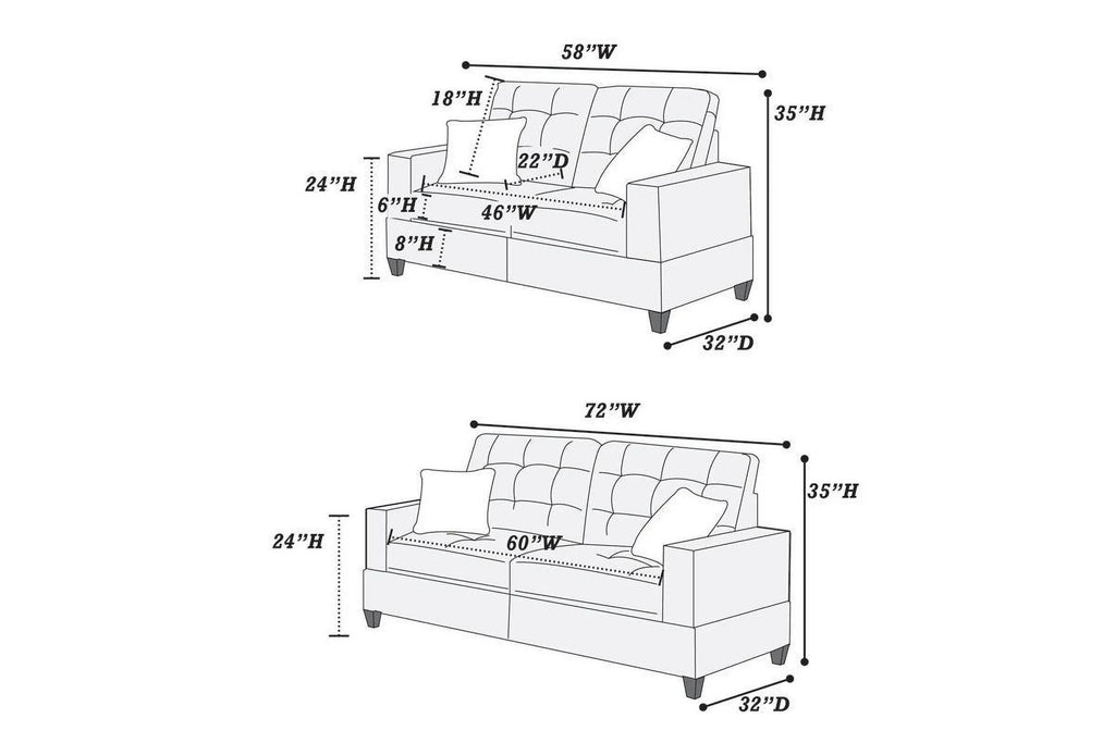 Modern Sofa Set G115234