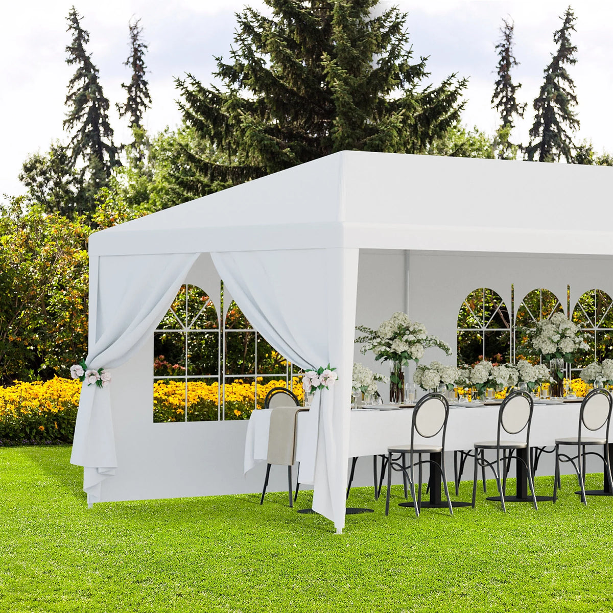 10'x30' White Outdoor Party Tent O6193