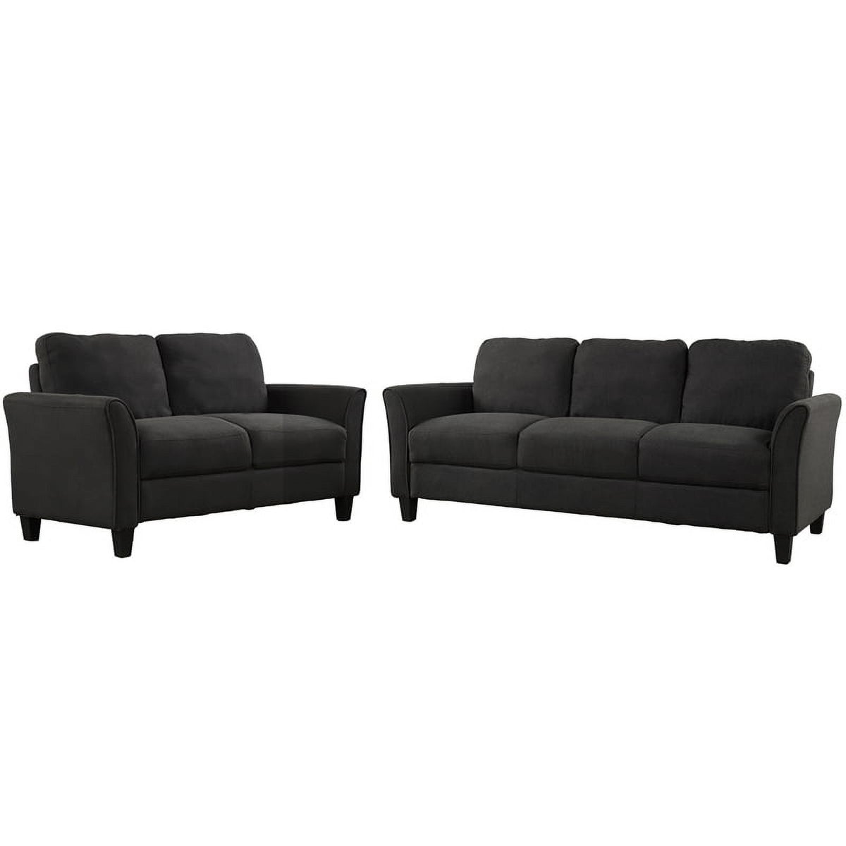 3 Piece Polyester-blend Upholstered Sofa Set X925