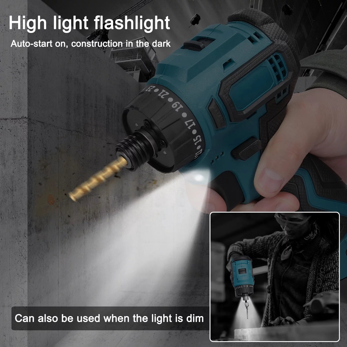 18V Brushless Motor Electric Screwdriver L52234