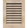 18-in W x 12-in H Vertical Gable Vent, Unfinished Pine E46176