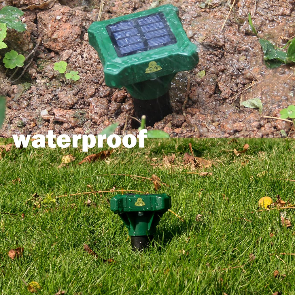 Solar Powered Ultrasonic Outdoor Mole Repeller D52856