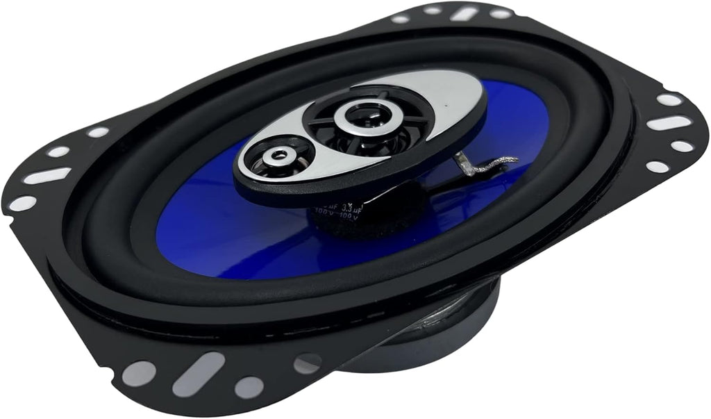 4x6 in 3-Way Coaxial Car Speakers 4 Ohm O93978
