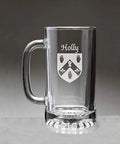 Irish Coat of Arms Glass Beer Mug Z19281