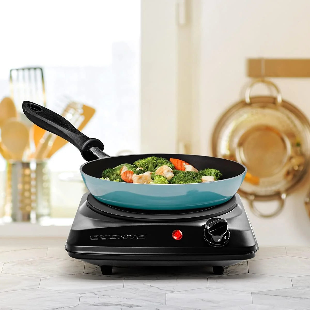 Black Infrared Single Burner Electric Hot Plate B738593