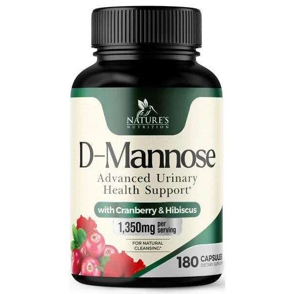 D-Mannose 1350mg Cranberry Capsules Q1541