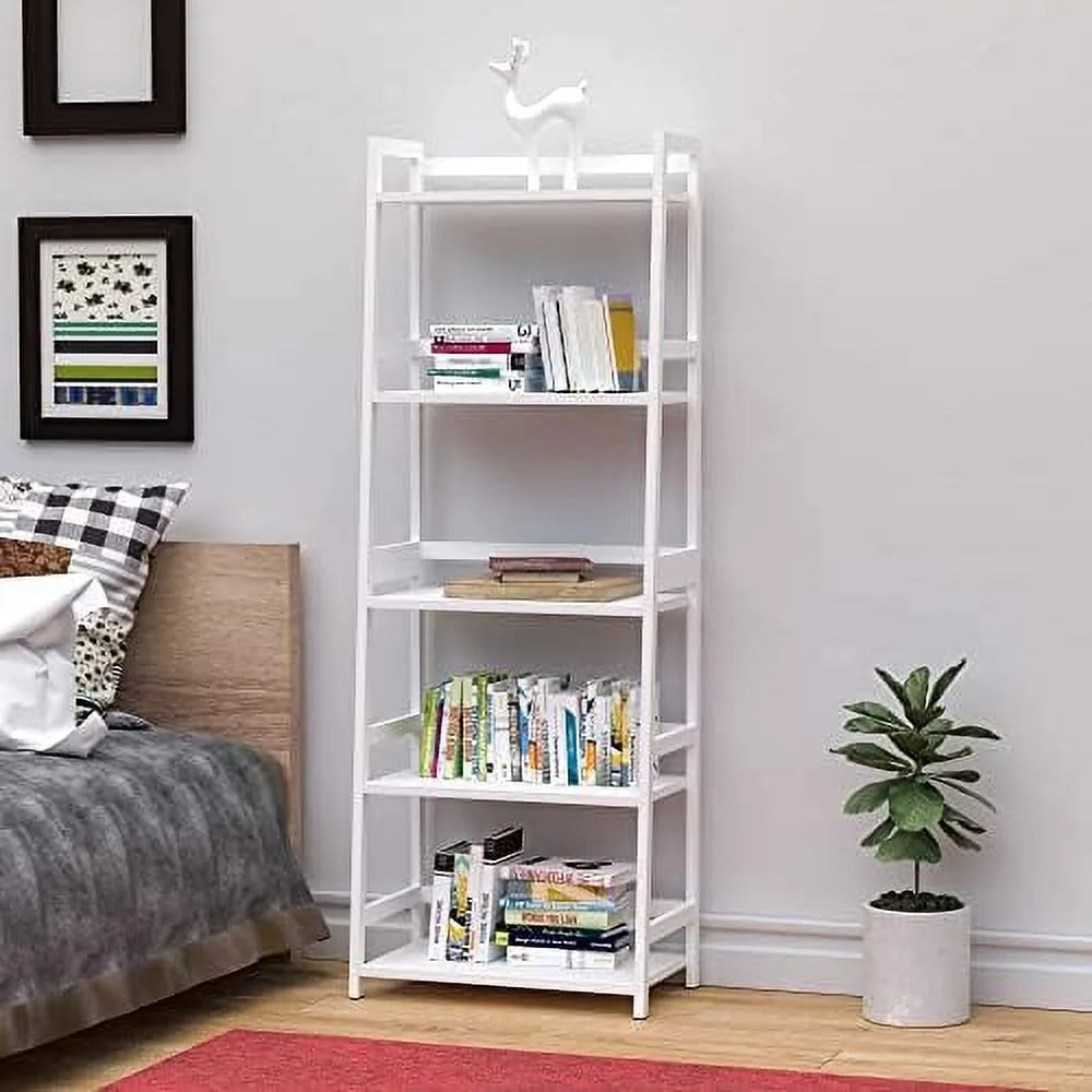 White Bookshelf Bookcase Shelves U55484