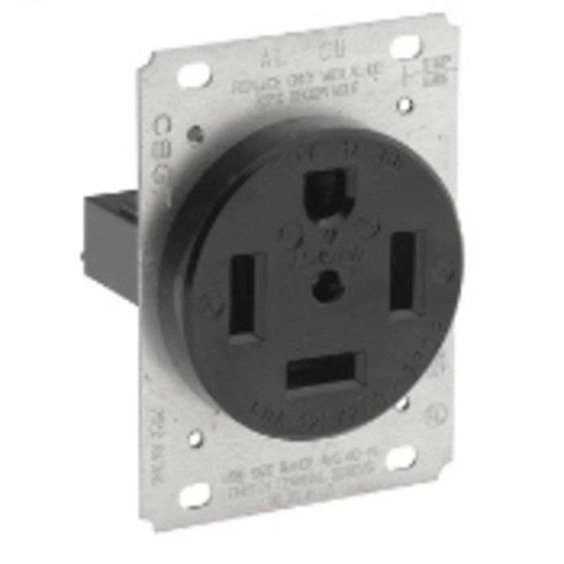 Black Flush Receptacle D381307