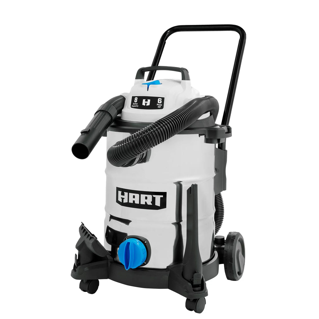 8 Gallon 6 Peak HP Stainless Steel Wet/Dry Vacuum E17460