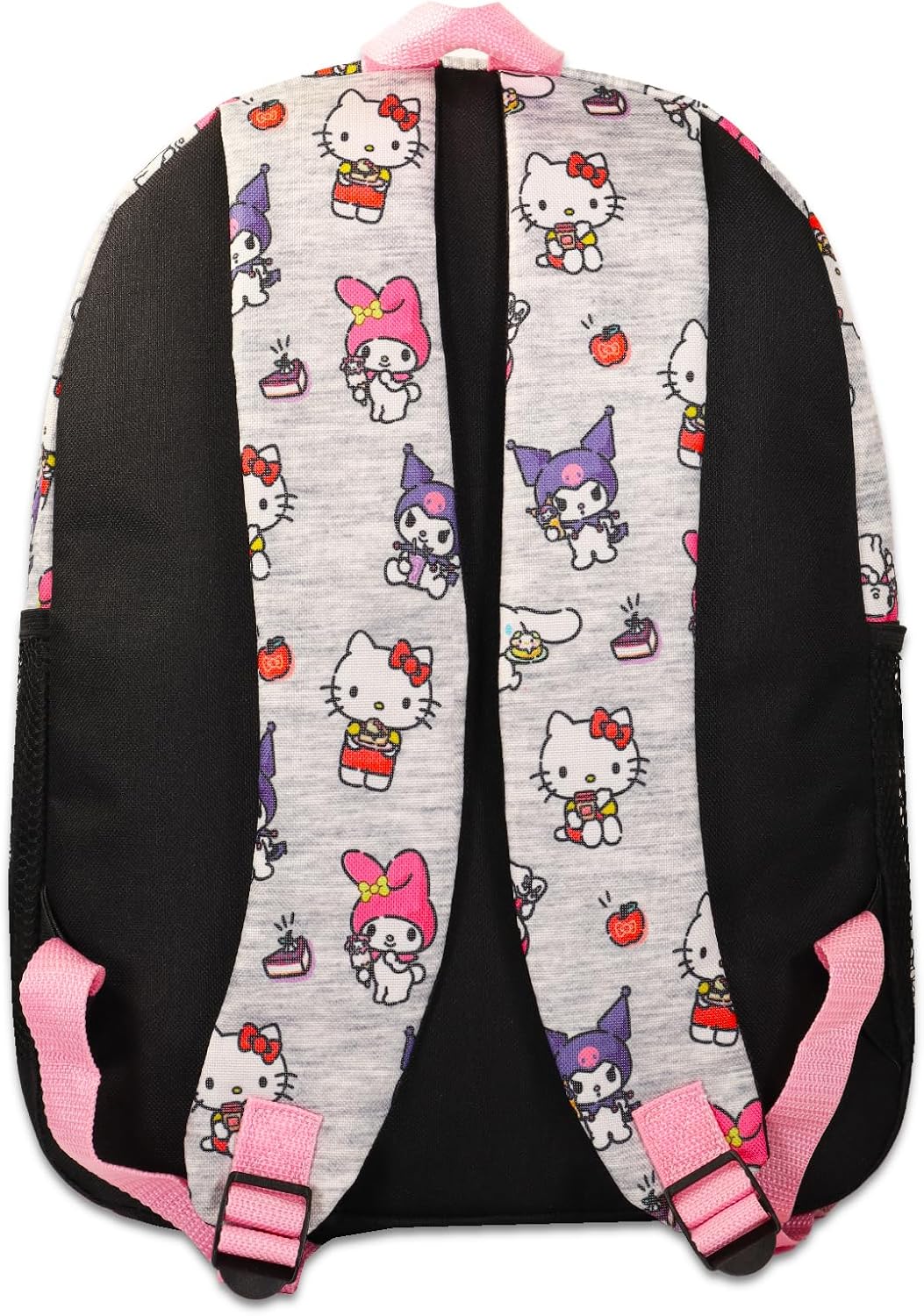 16" Hello Kitty Backpack with Front Pocket and Stickers A75521