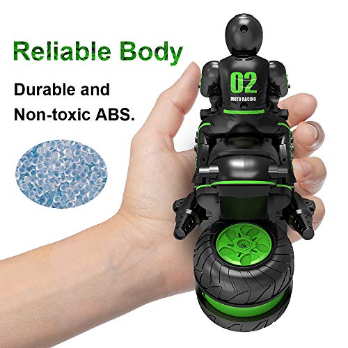 Green 2.4GHz Remote Control Motorcycle F21644