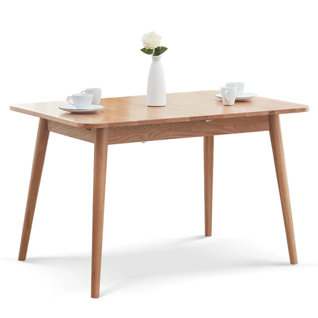 Solid Wood Dining Table for 6-8 People Light Oak G25201