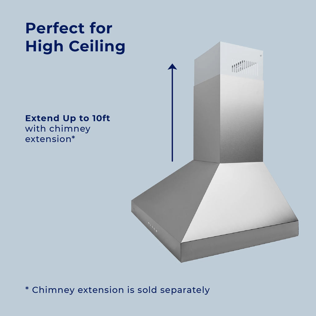 30” Wall Mount Range Hood Stainless Steel L265874