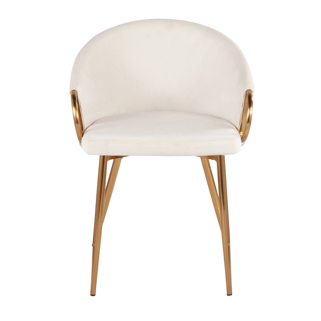 Light Blue Velvet Upholstered Chair G75995