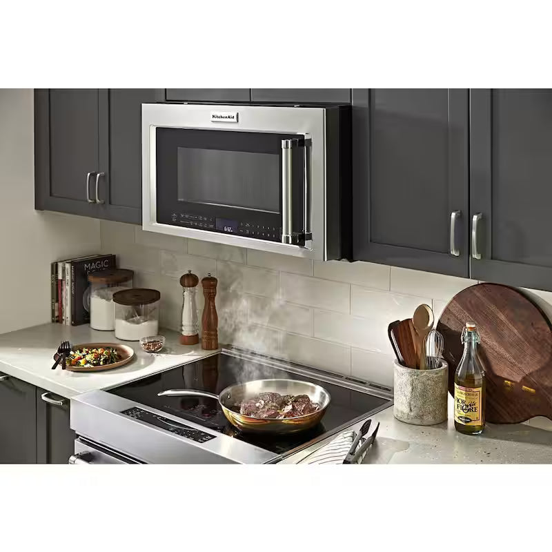 1800-Watt Over the Range Microwave with Air Fry F184049