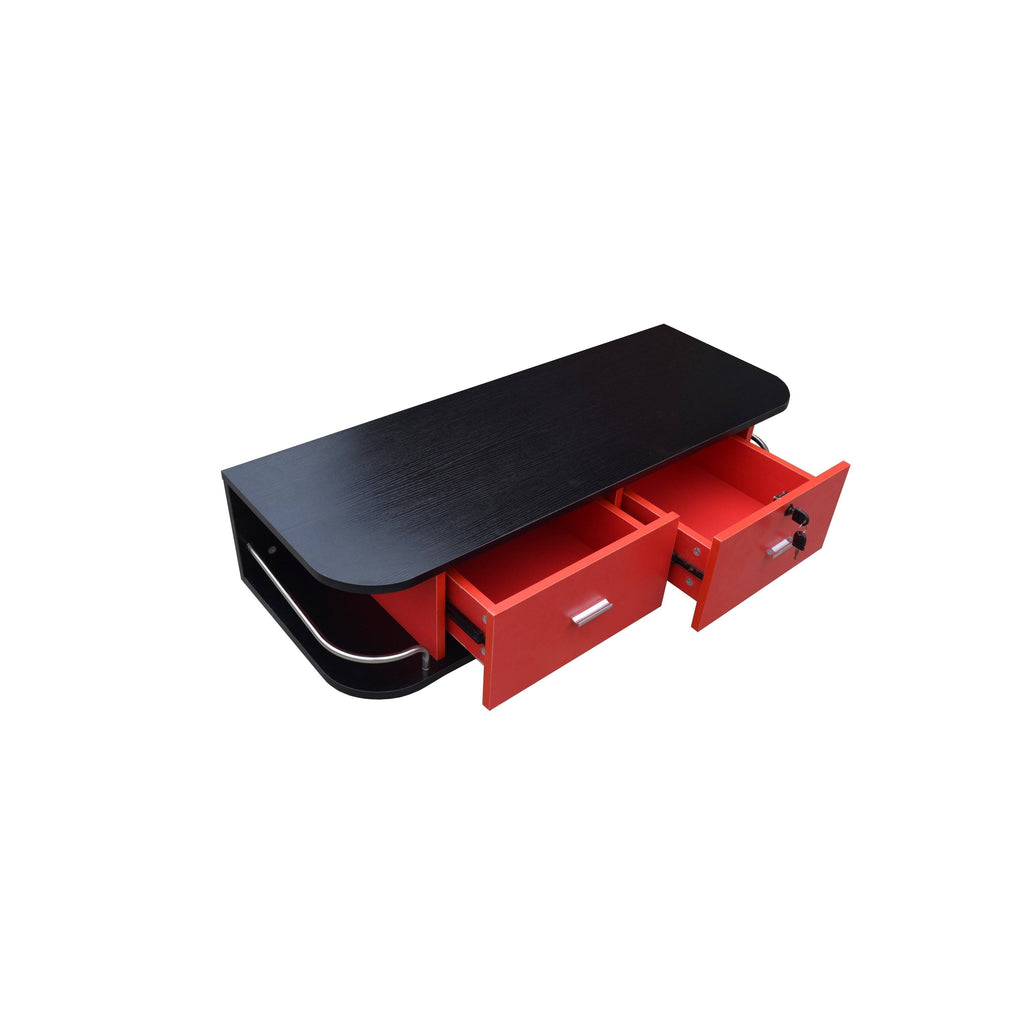 Black Locking Wall Mount Styling Station U91594