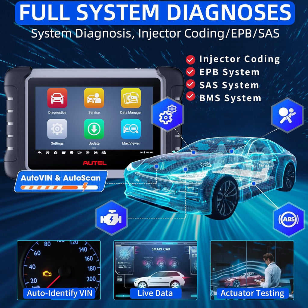 40+ Service Active Test Injector Coding Android 11 OBD2 Auto Scan Tool O7536