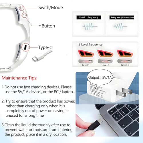 Red Light Therapy Eye Massager Device P704609