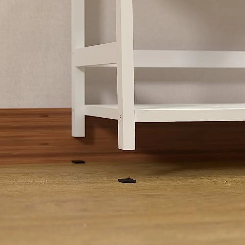 White Bookshelf Bookcase Shelves U55484