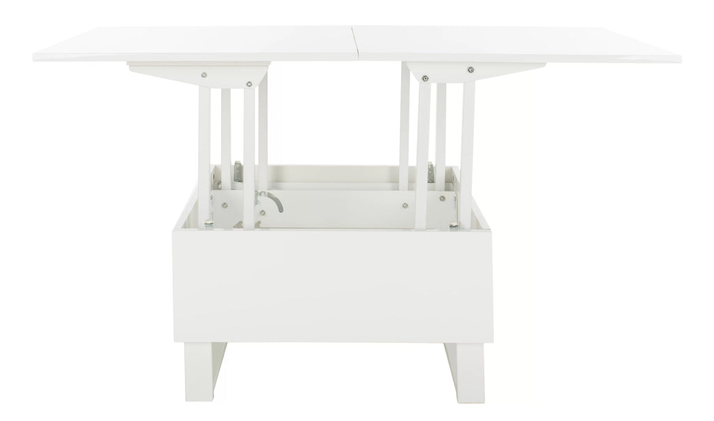 White Lift-Top Coffee Table X3781